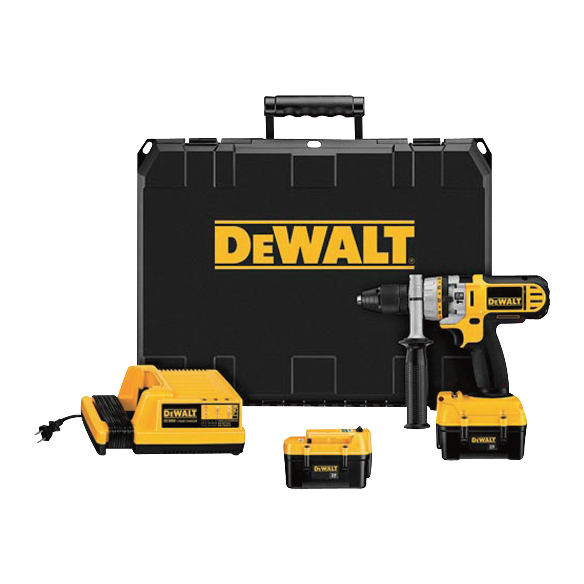 DEWALT Heavy-Duty Cordless Hammerdrill/Drill/Driver with NANO Technology — 28V, 1/2in., Model# DC910KL